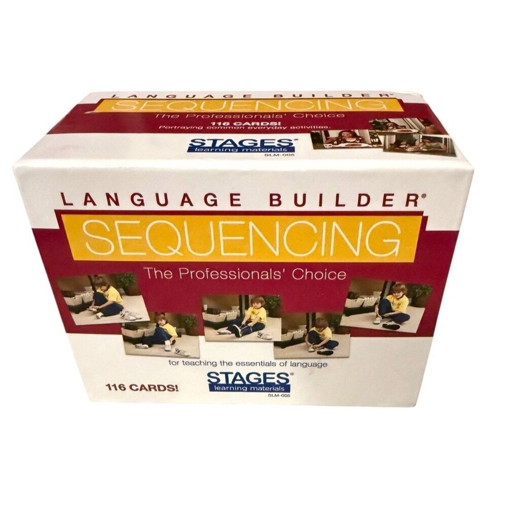 STAGES Language Builder Sequencing Cards 116 Full Color Educational Therapy